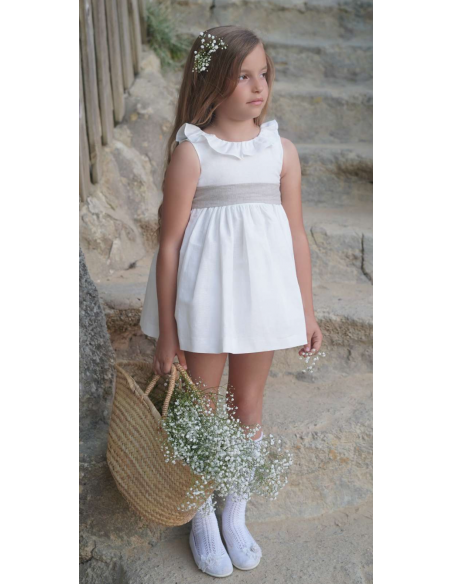 Vestido Atenas Blanca Valiente 2024
