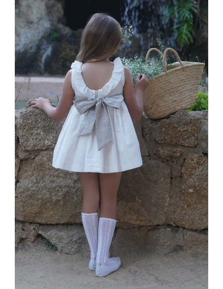 Vestido Atenas Blanca Valiente 2024
