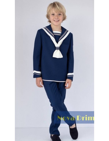 traje marinero azul. por encargo