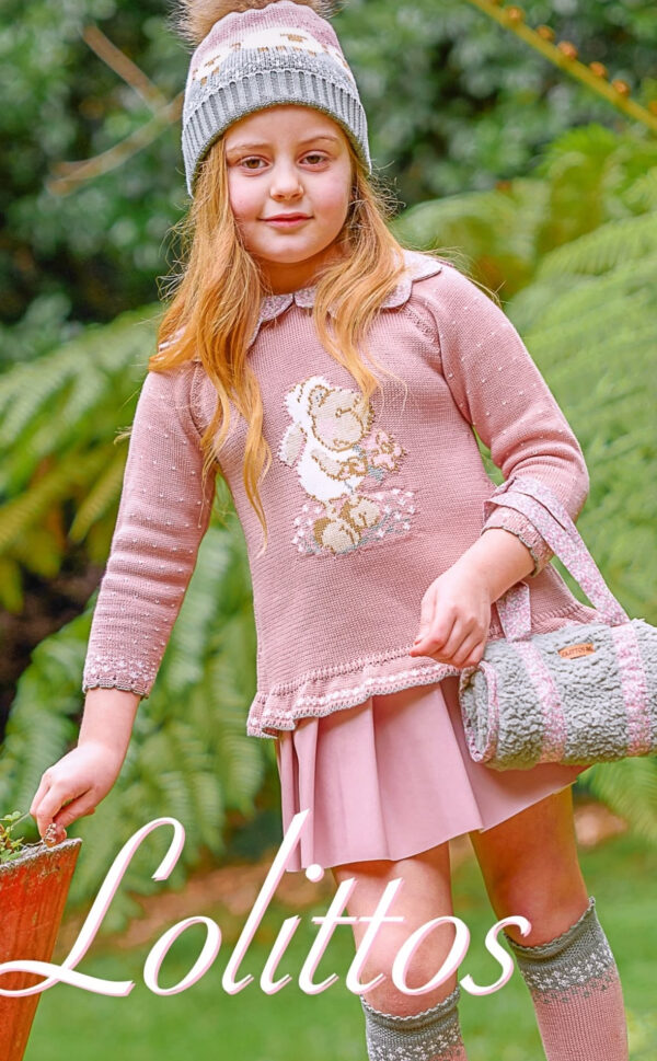 Conjunto Jersey Falda Borreguito Lolittos - Imagen 2