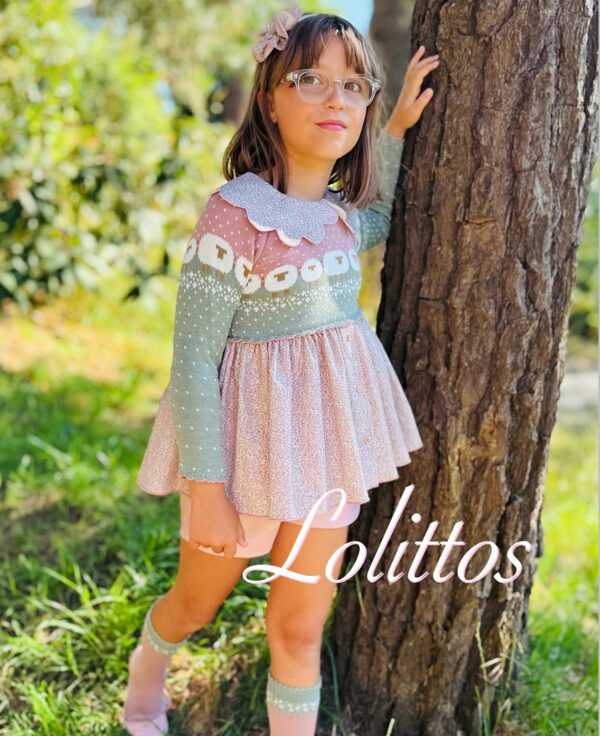 Conjunto Blusón Pantalon Niña Lolittos - Imagen 3