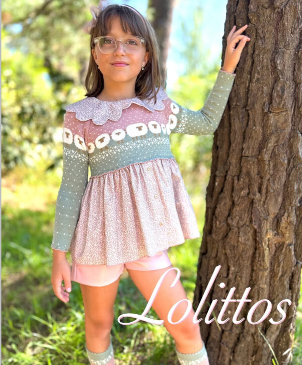 Conjunto Blusón Pantalon Niña Lolittos