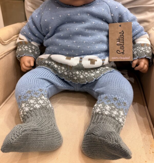 Jubón y Polaina Niño Lolittos Borreguito