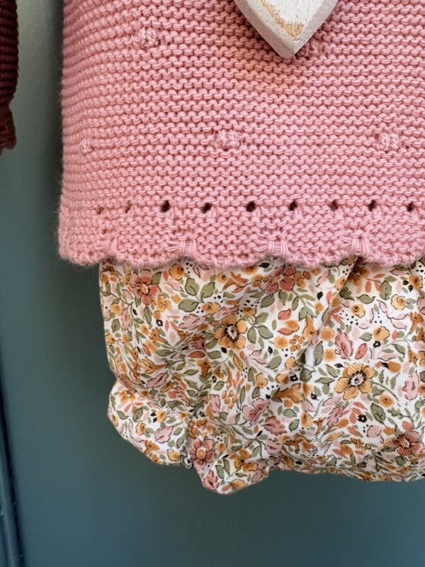 Conjunto con braguita de flor familia liberty de Popys - Imagen 2
