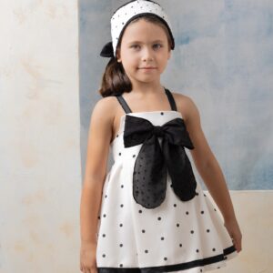 Vestido Lazo Niña Colección VIOLETA